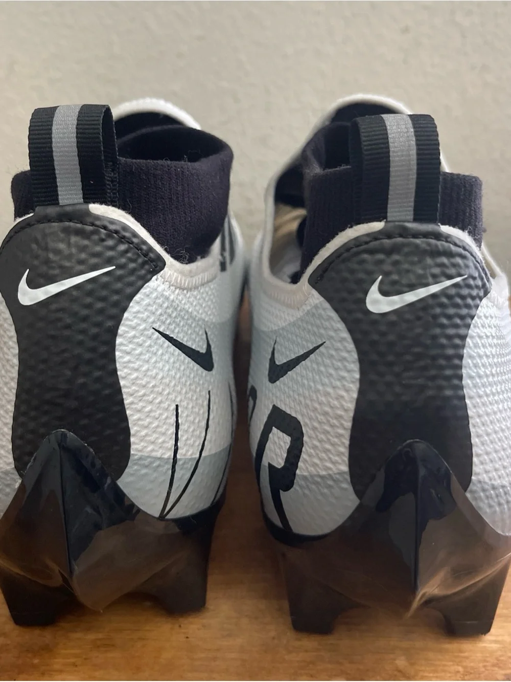 Nike Vapor Edge Pro 360 OBJ Lax Football Cleats Dq3670 100 Carbon Ghost Lace 14